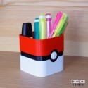 pot à crayon type pokeball