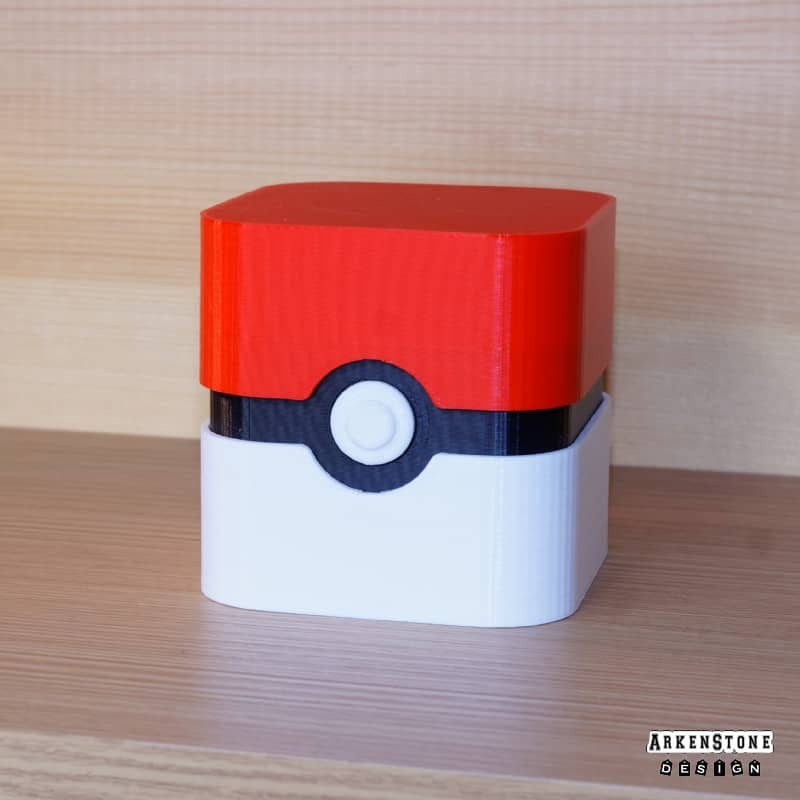 Boite de rangement type pokeball