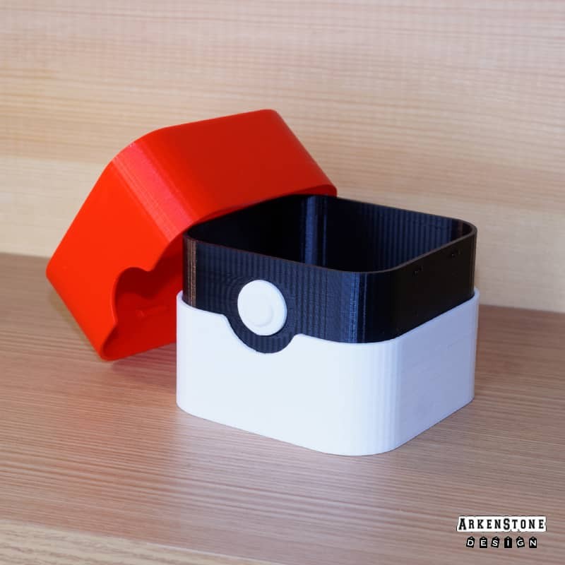 Boite de rangement type pokeball