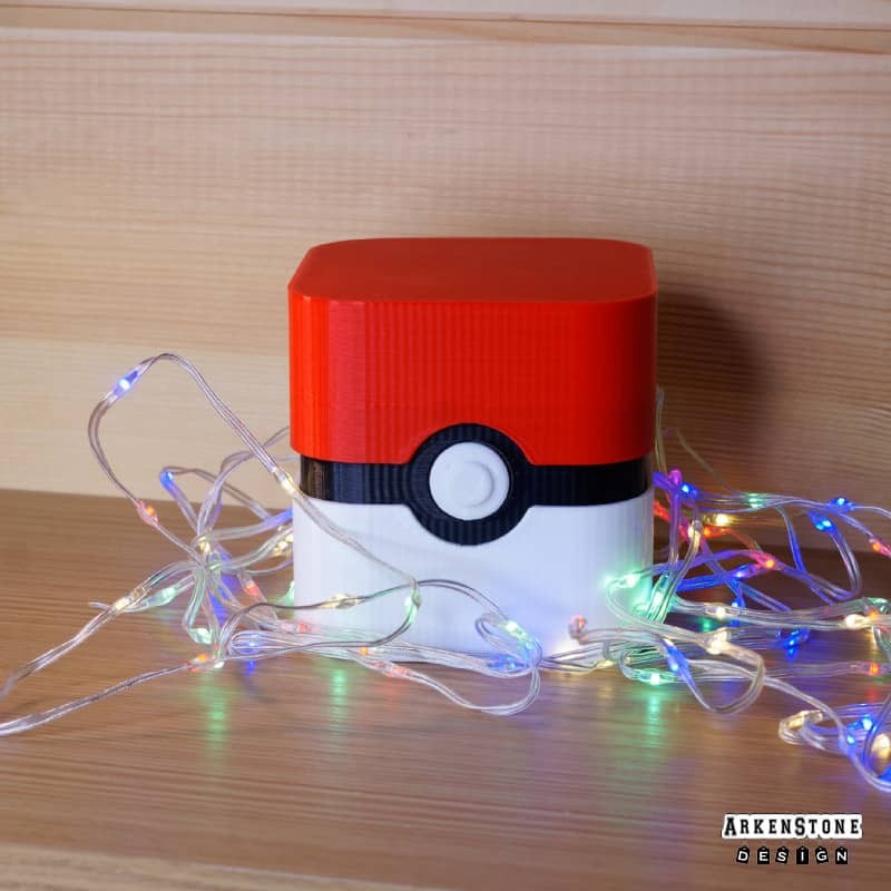 Boite de rangement type pokeball