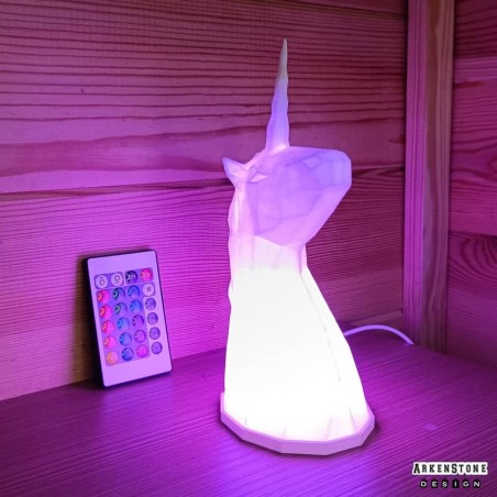 Lampe 3D LED - Licorne