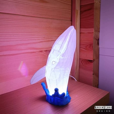 Lampe 3D LED - Baleine