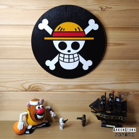 Logo Pirate Luffy - Rond