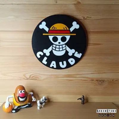 déco murale bois One Piece Claude déco murale bois One Piece Claude