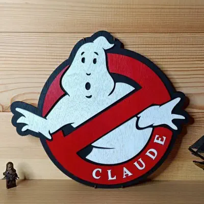 déco murale bois Ghostbusters déco murale bois Ghostbusters
