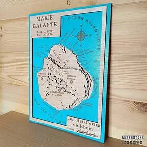 Cartographie en 3D de l'ile de Marie Galante